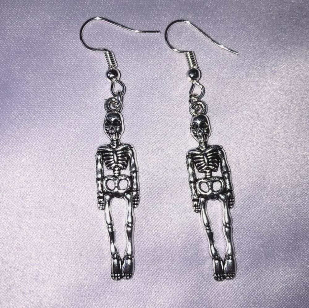 Skeleton Earrings - Picture 1 of 5